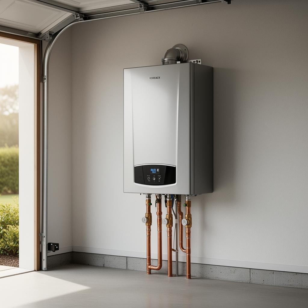 Tankless water heater installation